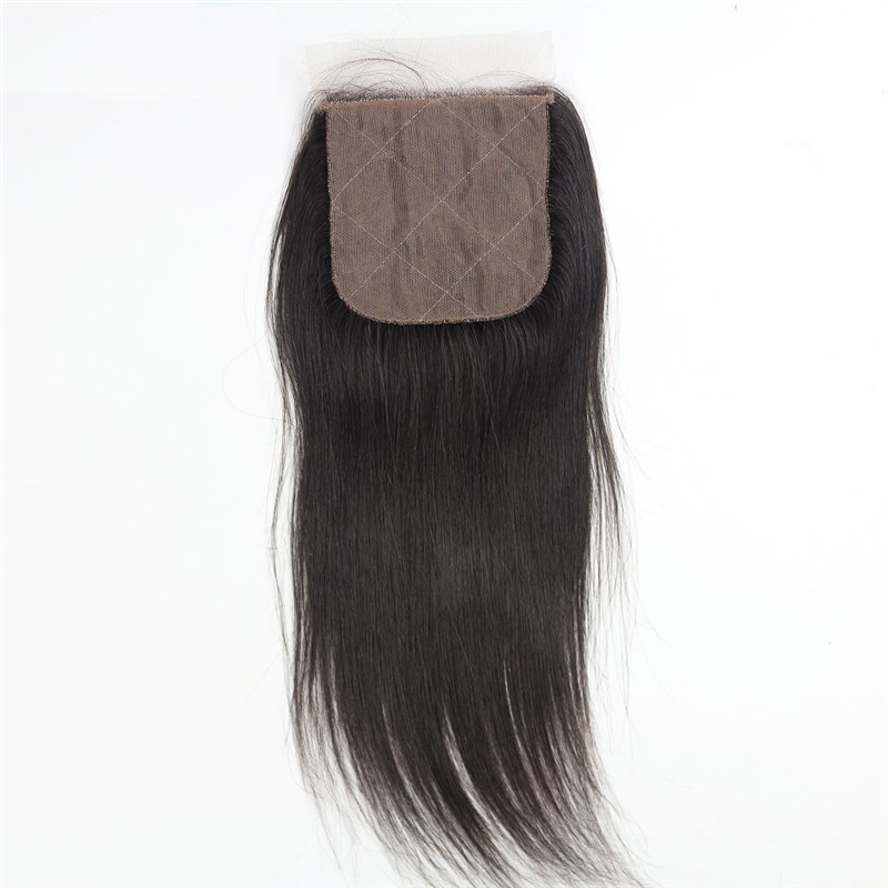 Brazilian Silk base Closure Straight Hair